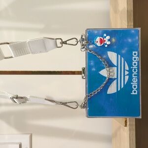 Balenciaga X Adidas Shopper Tote Bag Novelty Clutch UPCYCLED